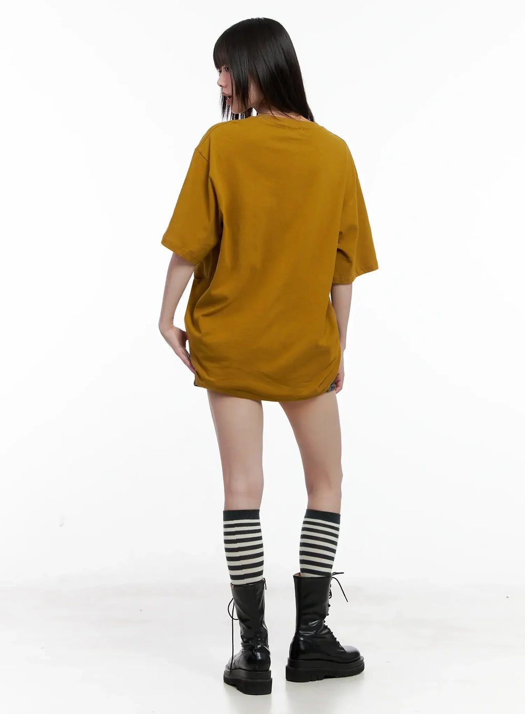 Vintage Wash Denim Mini Skirt IL531