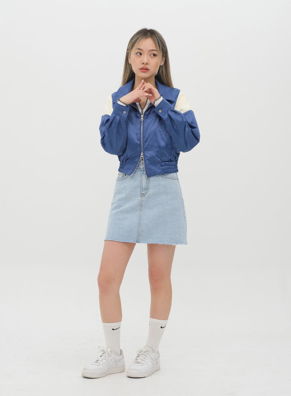 Denim Mini Skirt J28