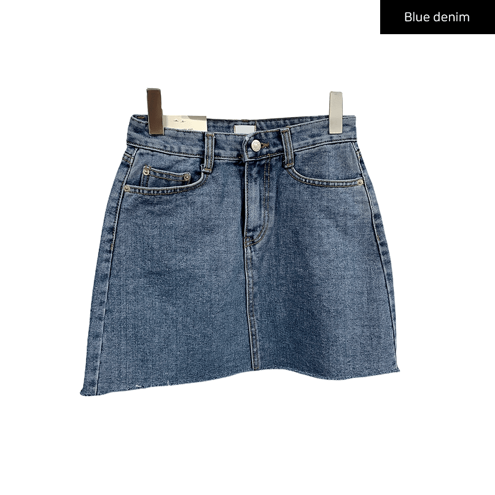 Denim Mini Skirt J28