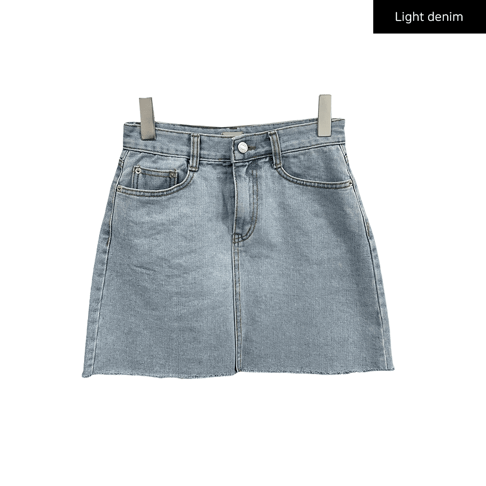 Denim Mini Skirt J28